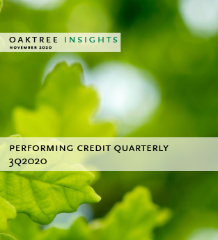 Performing Credit Quarterly 3Q2020