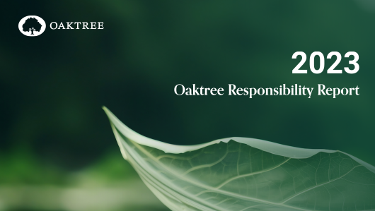 2023 Oaktree Responsibility Report thumbnail image